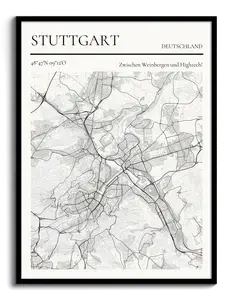Ontwerp je eigen Stuttgart kaart - "Tussen Wijngaarden en Hightech"