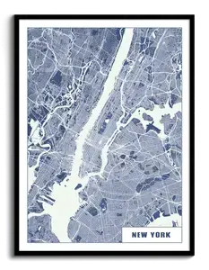 Creëer jouw NYC TECH-stijl stadskaart - Persoonlijk en stijlvol!