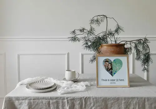 FotoHart Split: Foto & Stadskaart Poster