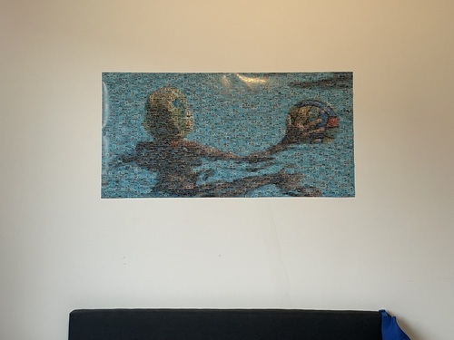 Klantfoto van Chantal voor beoordeling Afdruk Fotomozaïek [Online] Poster 100x50cm