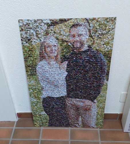 Klantfoto van Daniel voor beoordeling Afdruk Fotomozaïek [Online] Dibond 50x75cm
